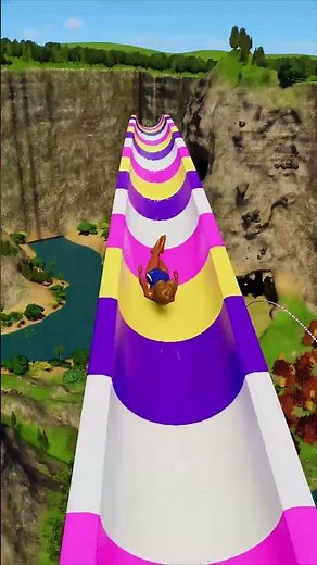This Slide Ends Deep Inside A Volcano 🌋😱 (Planet Coaster 2)