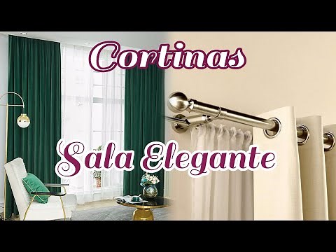 ✨CORTINAS ELEGANTES 2026 | Cómo Elegir las Cortinas Perfectas para una Sala / Ideas Sala con Estilo
