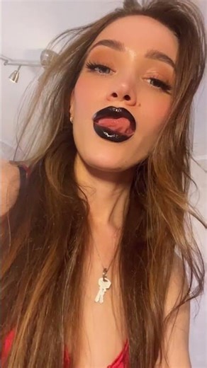 In love with my black lipstick?