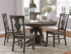 Lexicon Axton 5-Piece Dining Set, Distressed Dark Oak