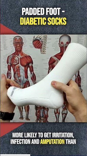 Say Goodbye to Foot Pressure! Discover Diabetic Socks Benefits #DiabeticCare #SockSolution