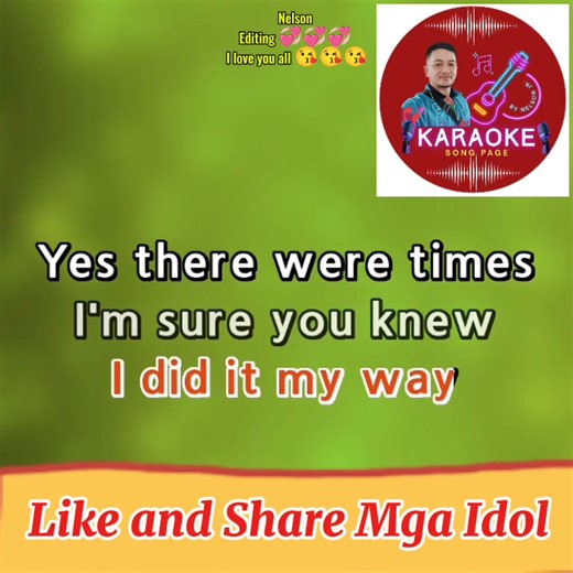 My Way by Frank Sinatra Video Karaoke Song 🎤🎤🎤 #karaoke #videoke #song #follower #hihglights | Karaoke Song Page