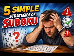 5 Simple Strategies to Crush your Next Sudoku Solve - Introduction to the Biggest Secrets of Sudoku!