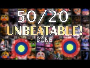 Rhemery, the FIRST ONE to BEAT 50/20 Mode | FNaF Ultimate Custom Night (UCN)