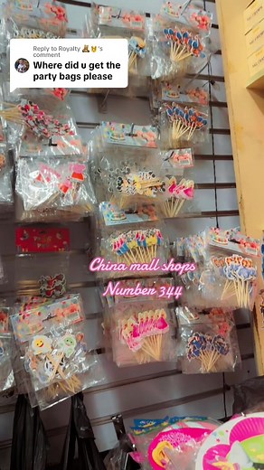 China Mall Shops Party Pack Decor | Shop No. 344