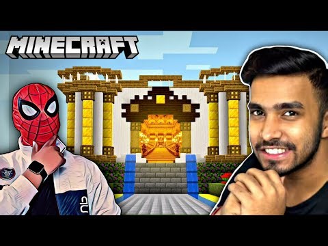 "I Build TECHNO GAMERZ 🤗 Gold Luxury Mansion in Minecraft"