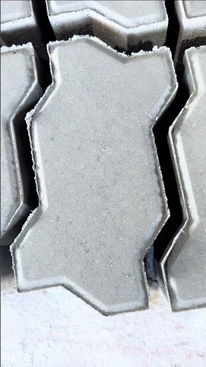 60mm 80mm Zigzig paving stone interlocking brick south africa, concrete paving making process