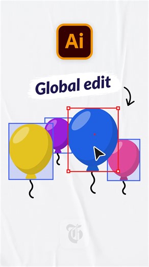 Logo designer | Visual identity | Use global edit tool in illustrator to make changes to similar objects. Make change to one object and it gets reflected to all the similar... | Instagram