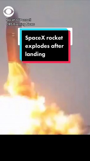 SpaceX Starship explodes just minutes after successful landing. #news #spacex #space #explosion #rocket
