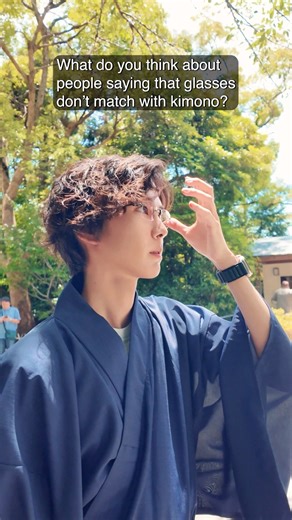 260K views · 11K reactions | I was born Japanese, and one of the Japanese cultural traditions I love most is the kimono. When I wear traditional clothing, I truly feel my identity as Japanese. Each kimono has its own unique design and personality. That’s why I believe it’s perfectly fine to wear glasses with a kimono. Personally, I don’t think kimonos and glasses are a bad match at all—but what do you think? | Yuu’s adventures | Facebook