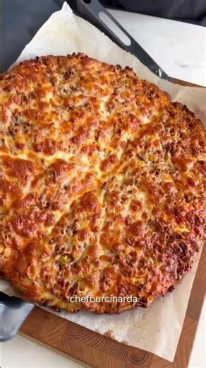 Minced Meat Bread Pizza
