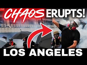 🔴 BREAKING - CHAOS ERUPTS!! ICE PROTEST - LOS ANGELES - LIVE