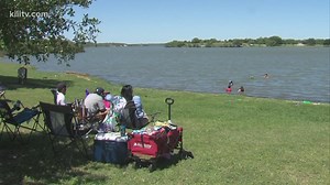Campers visit Lake Corpus Christi for holiday weekend