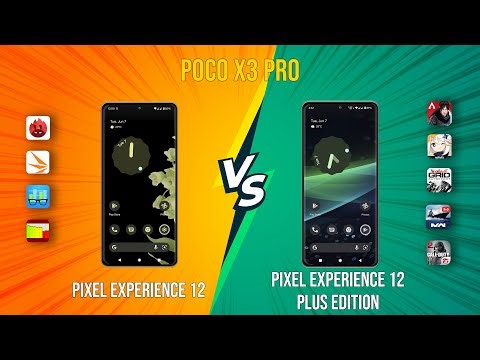 Pixel Experience 12 vs Pixel Experience 12 Plus on Poco X3 Pro | Benchmark & Gaming Test