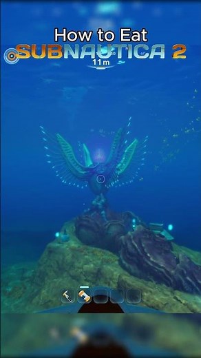 How to Eat and Drink in Subnautica 2 (Angel Comb Digestive Plant)