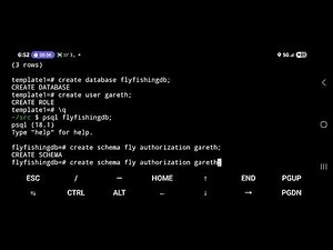 PostgreSQL psql - how to create a database, user, schema and table with data