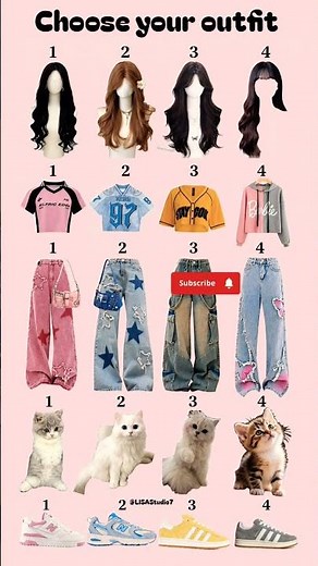 Which look is your favorite? 1, 2, 3 or 4? 👀💗 #usa #usashorts #trending #shorts # #ootd