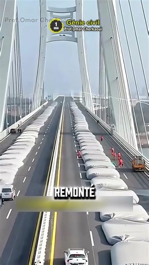 Le test secret des ponts avant l’ouverture 😮 #shorts
