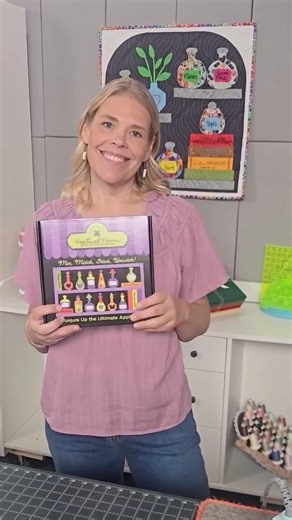 Make a Wall Hanging Using Our Potions & Bottles Template Set