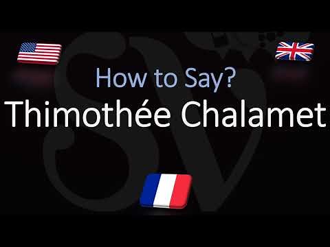 How to Pronounce Timothée Chalamet? (CORRECTLY) American, French, English Pronunciation