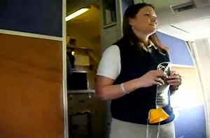 A rapping flight attendant on Southwest Airlines.