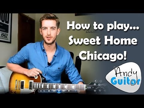 Sweet Home Chicago Guitar Lesson (Easy Lead) Pentatonic Song #1