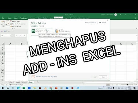 Cara Menghapus Add-ins Dari Aplikasi Excel Kita