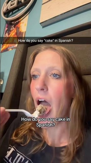 Learning how to say cake in Spanish #learnspanish #LanguageLearning #speakenglish #student #pingoai