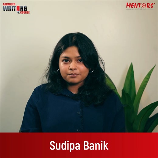 Meet Sudipa, a first-year university student who just completed our Advanced Writing Course! Hear how the course boosted her confidence and helped her become a better writer. 📞 Thinking about improving your writing too? Comment below, message us, or call 09610883388. #AdvancedWritingCourse #UniversityLife #WritingSkills #Mentors #WritingSupport | Mentors'