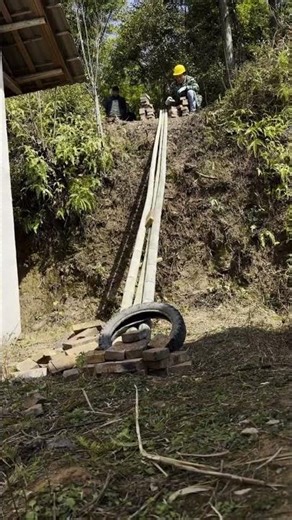 DIY Bamboo Brick Conveyor Belt: Double Efficiency Without Breaking Bricks!