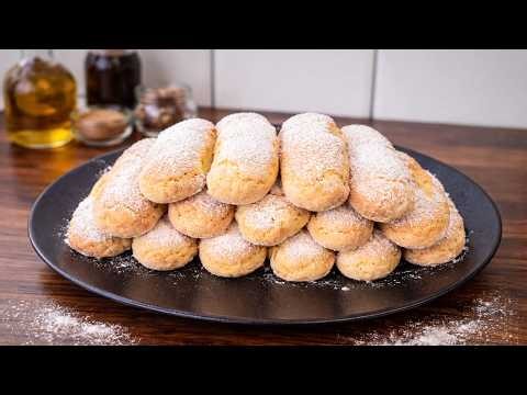 Moist Lady Finger Recipe | How To Make Lady Fingers | Ladyfingers or Lady Fingers
