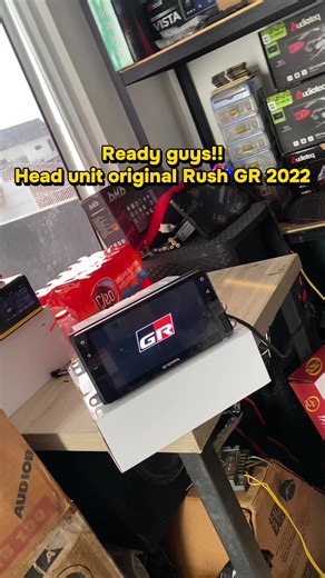 Readyy!! Head unit original toyota rush GR 2022 ukuran 7 inch wide Apple carplay & android auto #cumidaratdiesel #fortunerlover #applecarplay #innovabarong #innova2kd