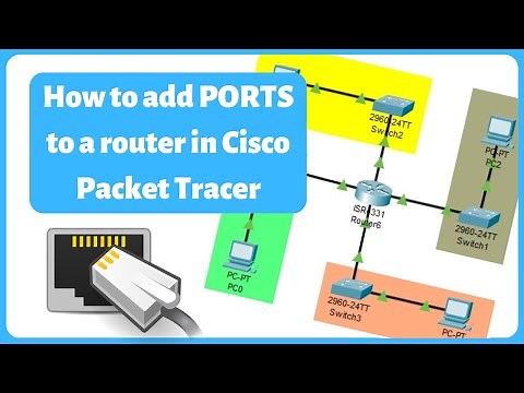 How to add PORTS to a Router in Cisco Packet Tracer?