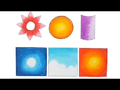 How to Blend Oil Pastels / Oil Pastels Blending Techniques For Beginners