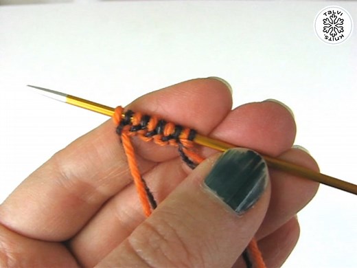 How to Knit Alternating Two-color Long-tail Cast-on