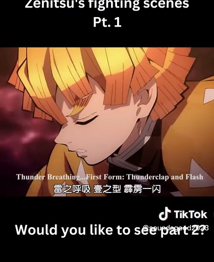 Zenitsu's fighting scenes Pt. 1 | zenitsu vs kaigaku