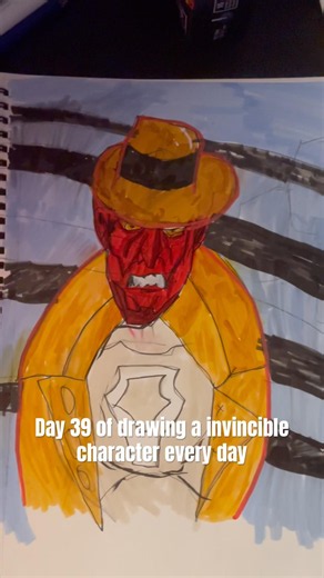Day 39 of drawing a invincible character a day #invincible #art #drawing