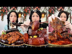 【ASMR】【MUKBANG】DELICIOUS DINING PROGRAM | HOMEMADE CHINESE FOOD | 食べる | 吃播 #咀嚼音
