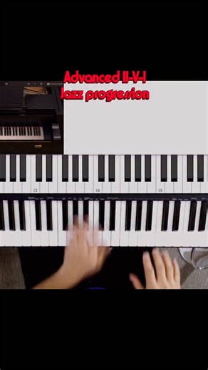 Jason Eshak on Instagram: "Advanced 2-5-1 Jazz Progression 🎹✨❤️ #learning #piano #musician"