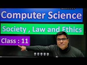 Best Video of Society Law and Ethics Class 11 | CS Class 11 Term 2 | CS Term 2 Class 11