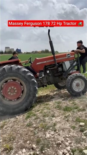 UNSTOPPABLE Massey Ferguson 178 Power Test! 🚜😤 #MasseyFerguson #Tractor #Trending #Short #Shorts