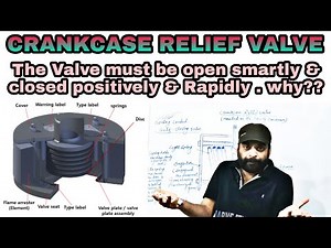 Crankcase Relief Valve || construction & Working Details of Crankcase Relief Valve || LEC - 05