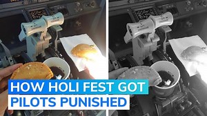 SpiceJet pilots in trouble for 'Holi inside cockpit, keeping coffee on flight deck console'. Read more: https://www.edtr.ai/dcoq | editorji | Facebook