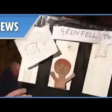 Grenfell effigy burnt on a bonfire (5 arrested)