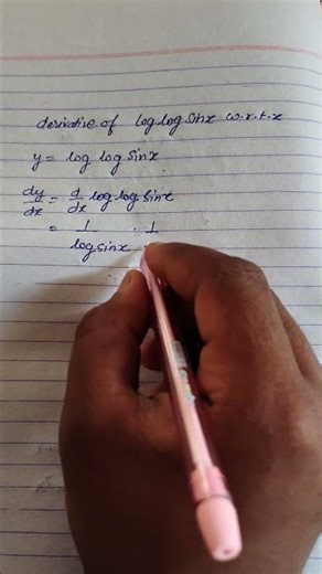 double log derivative #class12th #short