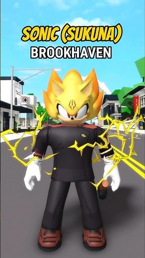 How to make SONIC SUKUNA in brookhaven #shorts
