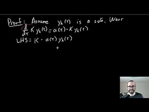 1.8.2 Linearity Principle (homogeneous ODEs)