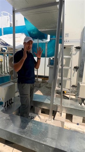 ‏تركيب vrf علي مكنة فريش اير (FAHU) ❄️🔥❄️‏ الجزء ‏16‏ | تكييف وتبريد