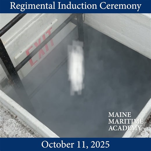 ⚓ Next weekend, we welcome families and friends to campus for the Regimental Induction Ceremony, a defining milestone in the journey of our 4/C Midshipmen. In addition to the ceremony, families will have the chance to step into the shoes of our Midshipmen by taking part in the DC (Damage Control) Trainer experience — a unique opportunity to better understand the skills and training that prepare our students for success. Check out the full schedule and details: https://mainemaritime.edu/student-l