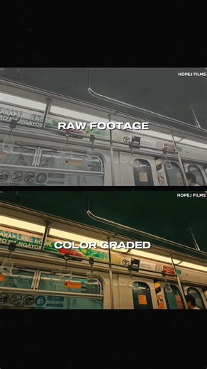 raw footage vs color graded. 🎬🎨 #colorgrading #visualstorytelling #cinematography #shotoniphone